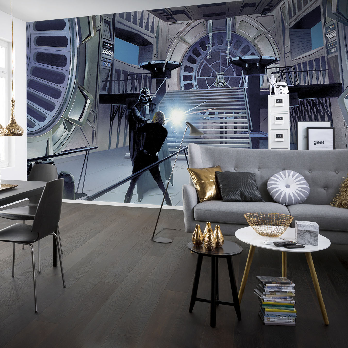 Star Wars Vlies Fototapete "Star Wars Classic RMQ Duell Throneroom"