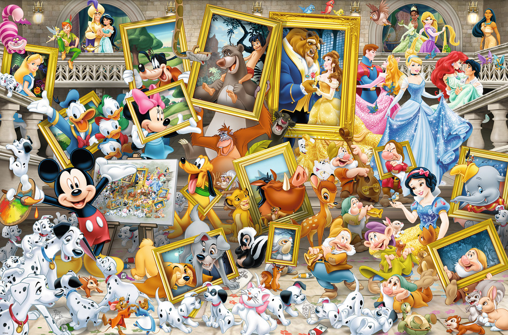 Disney Puzzle "Micky als Künstler" von Ravensburger 17432