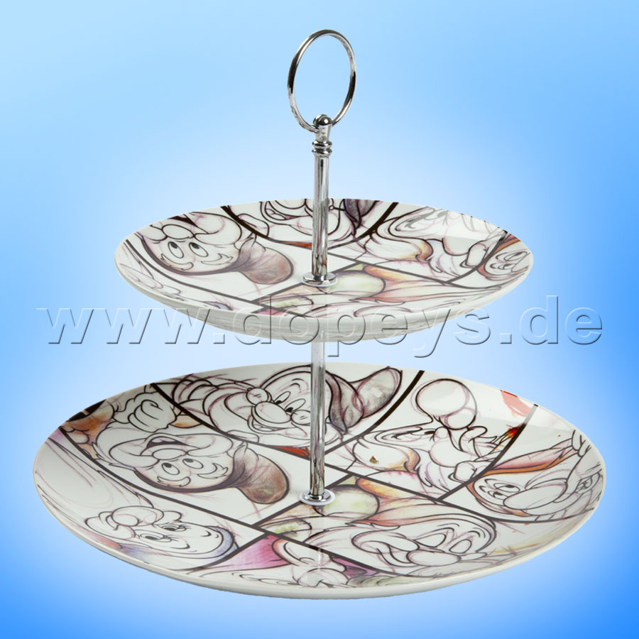 Disney Cake Stand "Seven Dwarfs" in Italian Design