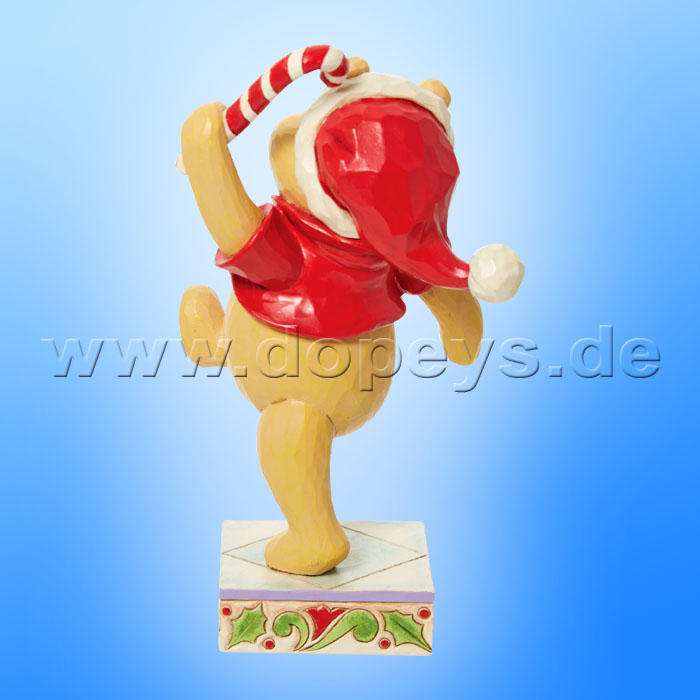 Disney Traditions - Christmas Winnie the Pooh with Candycane (Christmas Sweetie) figurine by Jim Shore 6013062