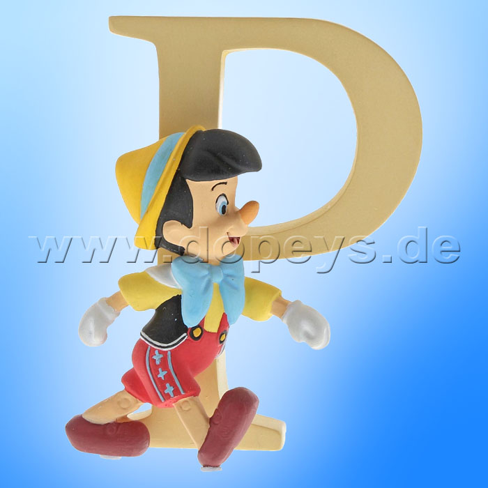 Enchanting Disney Collection - Letter "P" - Pinocchio figurine by Enesco A29561