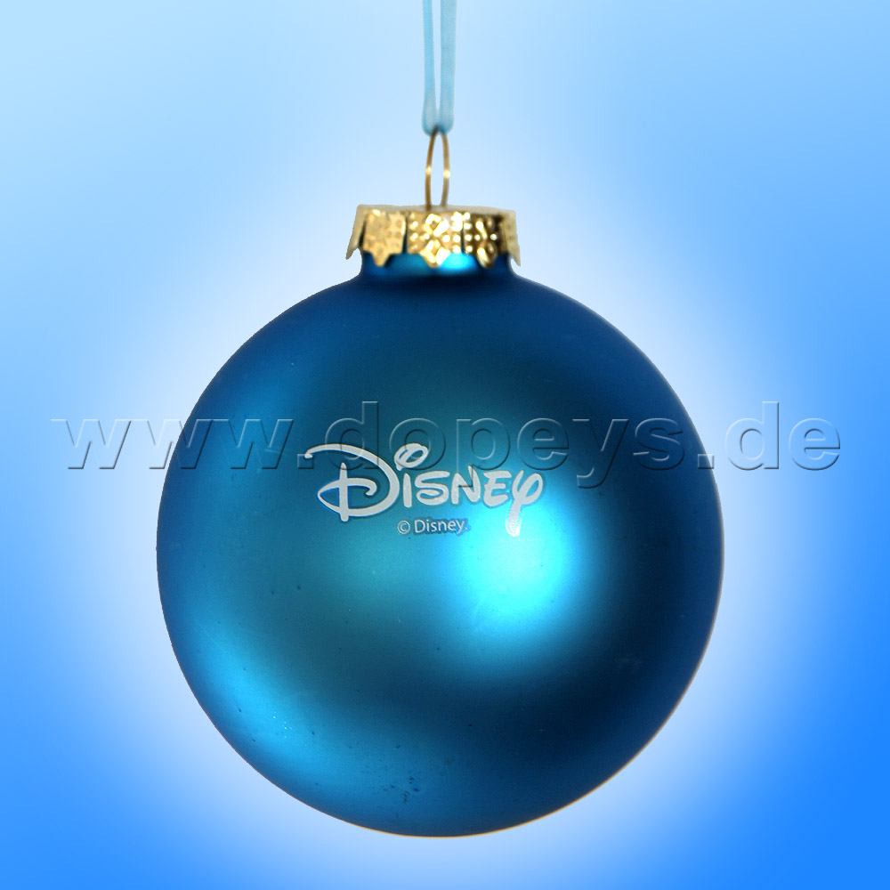 Kurt S. Adler - Frozen "Olaf & Elsa" Christmas Bauble blue DN03005-C