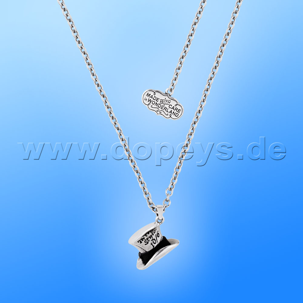 Disney Halskette - Hutmacher (Alice im Wunderland) in Weißgold von Couture Kingdom 12100271