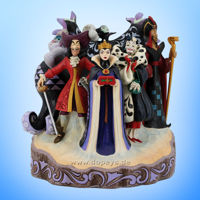 Disney Traditions Figur - Disney Bösewichte Baumstamm (Mischief, Malice and Mayhem) von Jim Shore 6010880