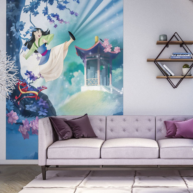 Disney Vlies Fototapete Mulan "Princess Warrior" 2,00m x 2,50m