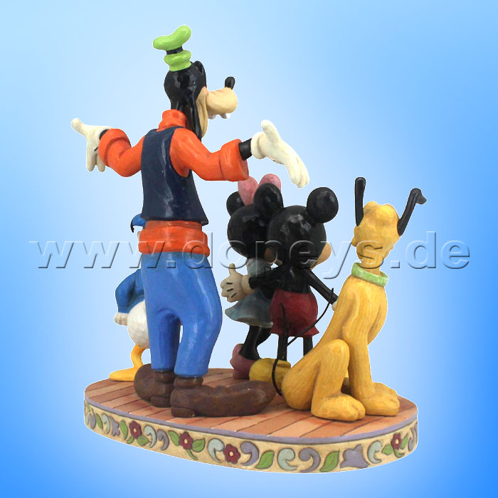 Disney Traditions - The Gang's All Here (Die fabelhaften 5 - Mickey, Minnie, Pluto, Donald & Goofy) von Jim Shore 4056752