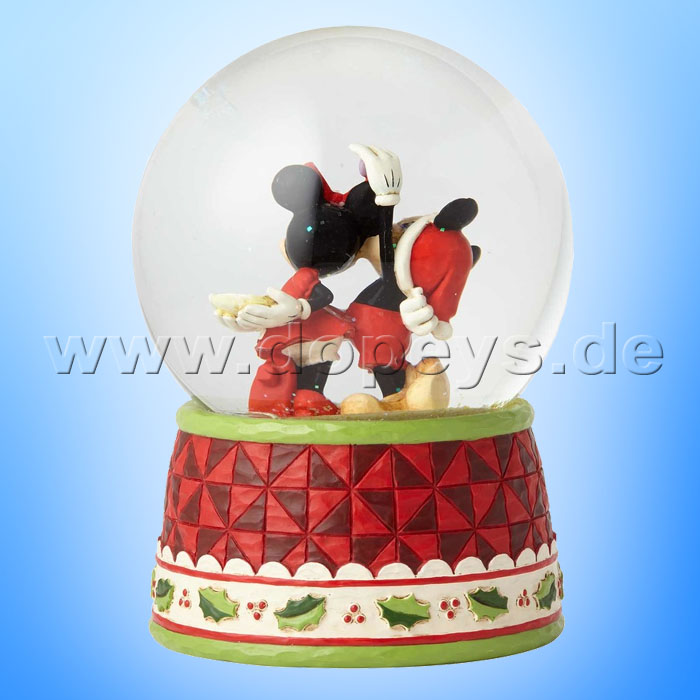 Disney Traditions / Jim Shore figurine from Enesco "Under The Mistletoe (Mickey Mouse & Minnie Mouse Waterball)" 4060275