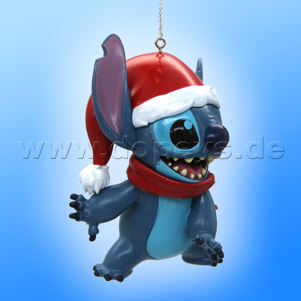 Kurt S. Adler - Disney "Santa 626" Stitch with Santa Hat Hanging Ornament DN37069