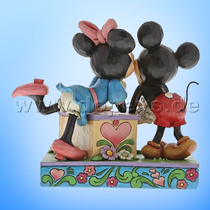 Disney Traditions / Jim Shore Figur von Enesco "Kissing Booth (Mickey & Minnie)" 6000970