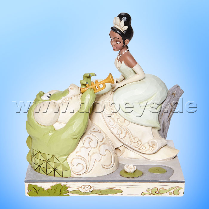 Disney Traditions - Bayou Beauty (Tiana mit Louie White Woodland) von Jim Shore 6008065