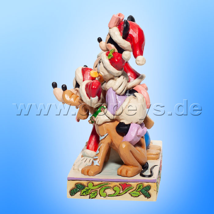 Disney Traditions - Piled High with Holiday Cheer (Mickey & Freunde als Weihnachtspyramide) von Jim Shore 6007063