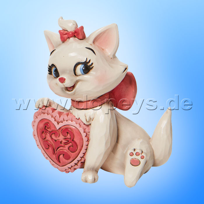 Disney Traditions - Mini Marie mit Herz Figur von Jim Shore 6010107