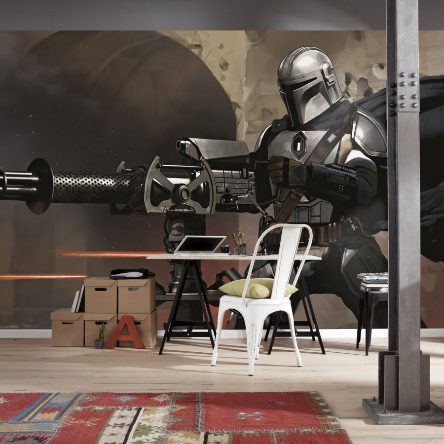 Star Wars Vlies Fototapete "Star Wars The Mandalorian Blaster" 5,00m x 2,50m