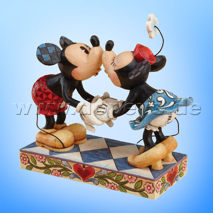 Disney Traditions - Smooch For My Sweetie (Mickey & Minnie Kissing) figurine by Jim Shore 4013989