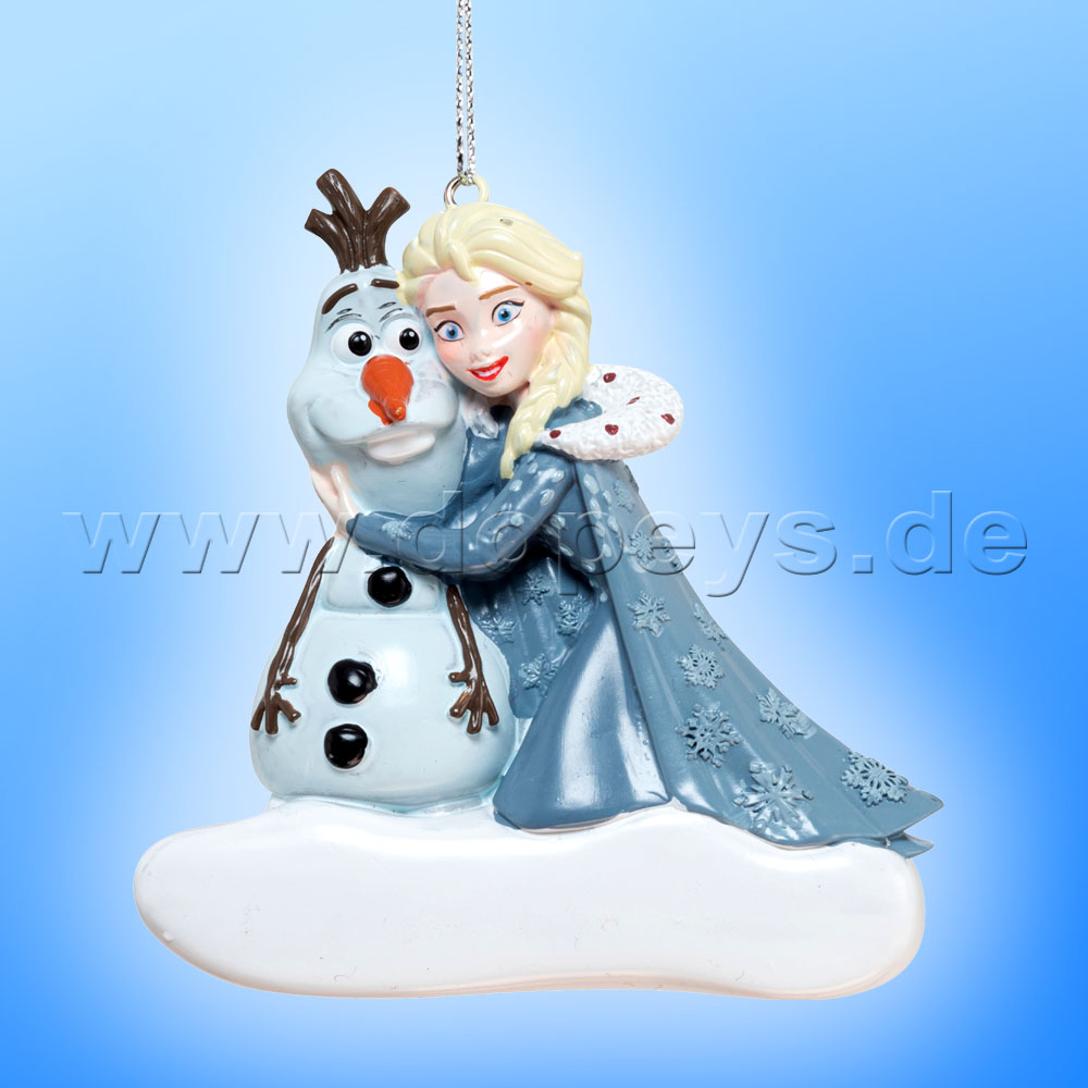 Kurt S. Adler - Disney Frozen "Elsa & Olaf" Relief Christmas Hanging Ornament DN03003-E