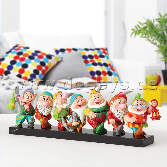 Disney Figur - "7 Zwerge" auf dem Heimweg von Romero Britto 6001300