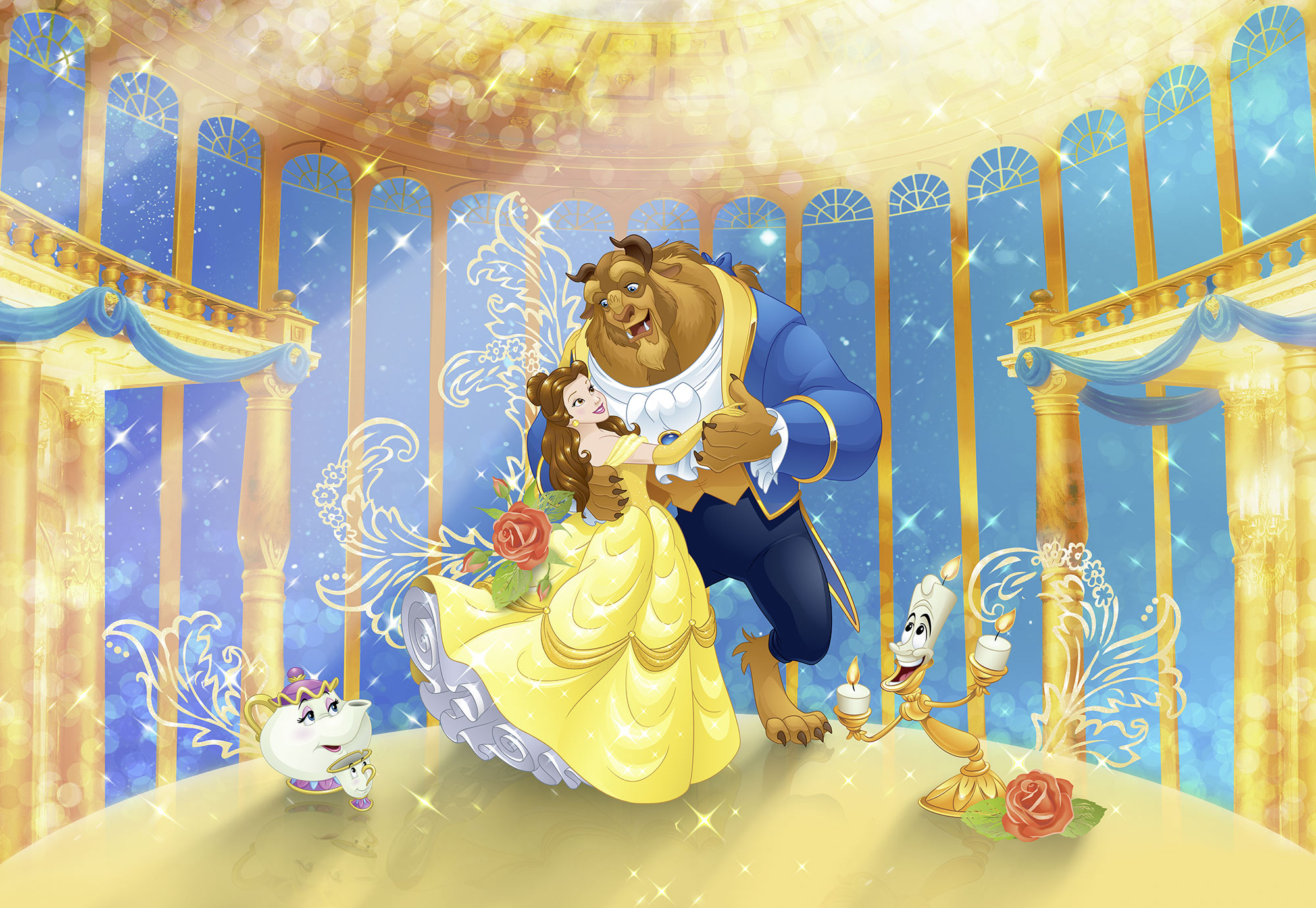 Disney Fototapete "Beauty and the Beast"