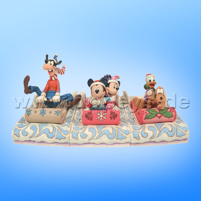 Disney Traditions - Sledding Sweethearts (Mickey & Minnie Sledding) figurine by Jim Shore 6008972