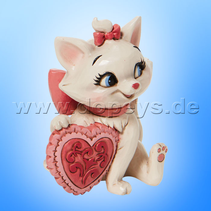 Disney Traditions - Mini Marie mit Herz Figur von Jim Shore 6010107