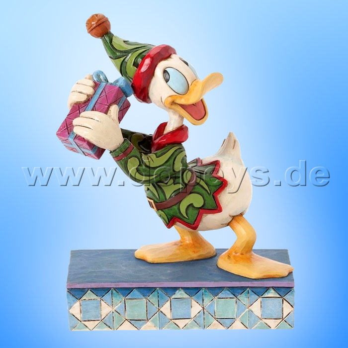 Disney Traditions / Jim Shore figurine from Enesco "Santas Curious Helper (Donald Duck Elf)" 4039035.