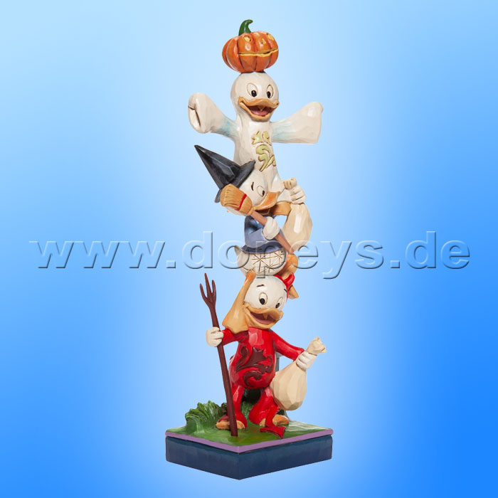 Disney Traditions - Teetering Trick-or-Treaters (Tick, Trick & Track Halloween Stapelturm) von Jim Shore 6007079