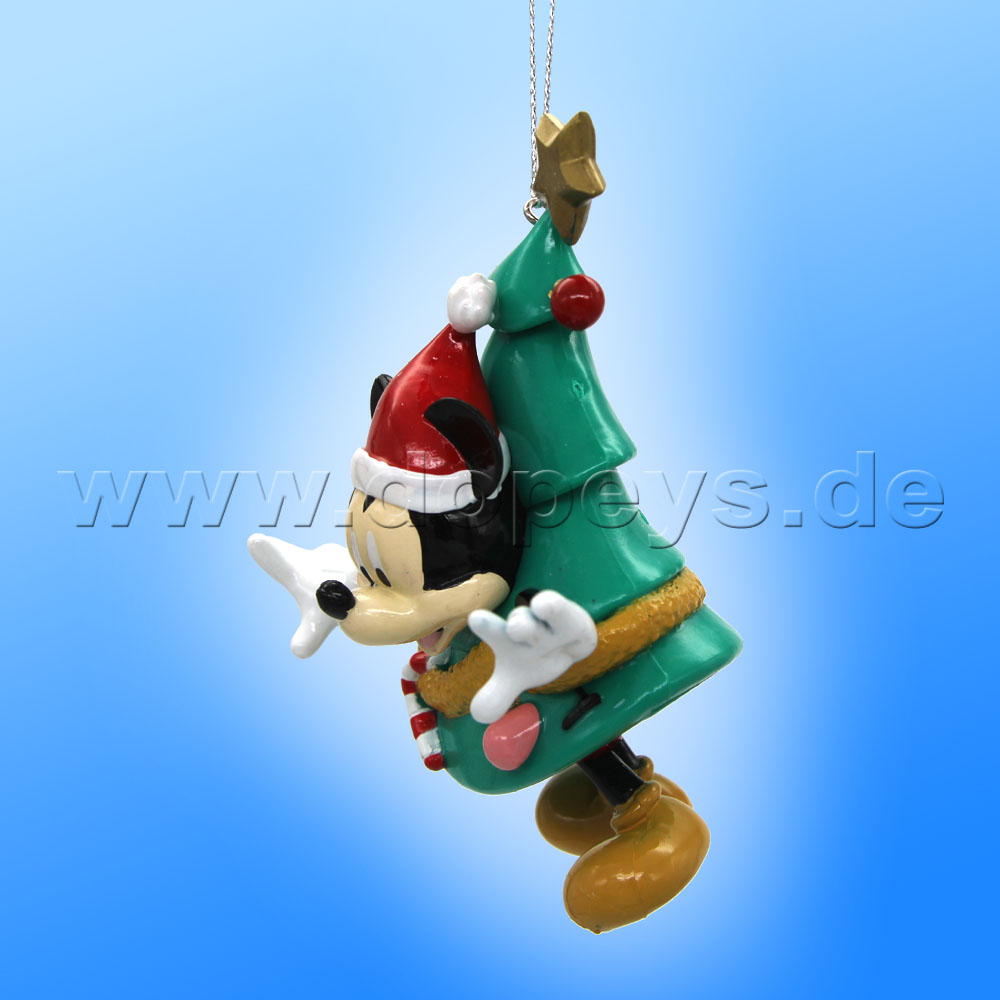 Kurt S. Adler - Disney "Happy Tree Mouse" Mickey Mouse as Christmas Tree Hanging Ornament DN37053