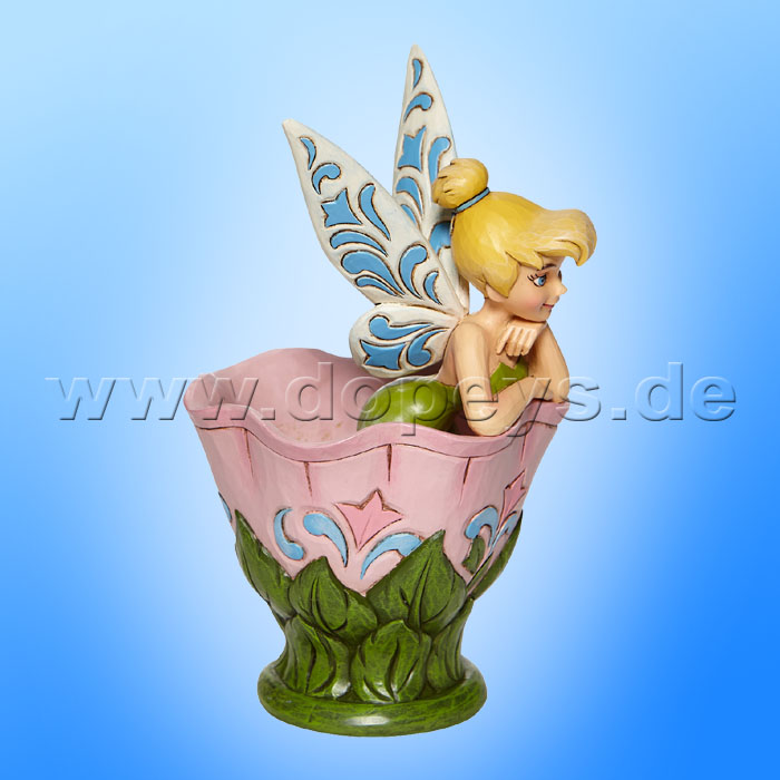 Disney Traditions - A Spot of Tink (Tinker Bell sitzt in einer Blumentasse) von Jim Shore 6008076