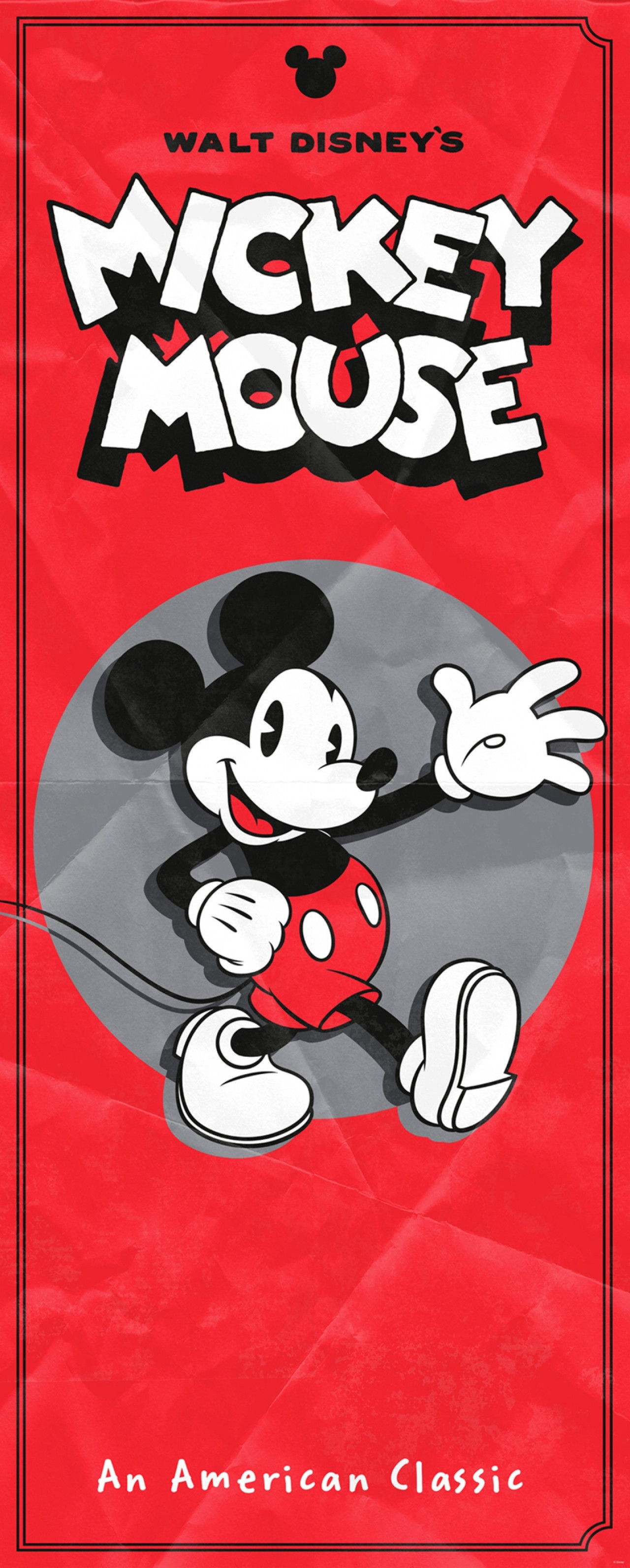 Disney Vlies Fototapete Mickey Maus "Mickey - American Classic" 1,00m x 2,50m
