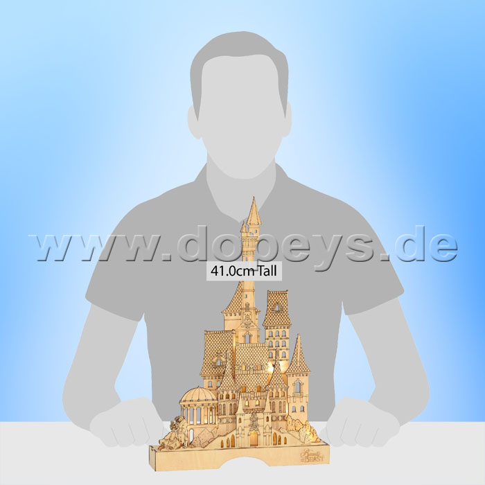 Disney Princess - Die Schöne und das Biest Schloss Lichterhaus / Schwibbogen Department 56 6004005