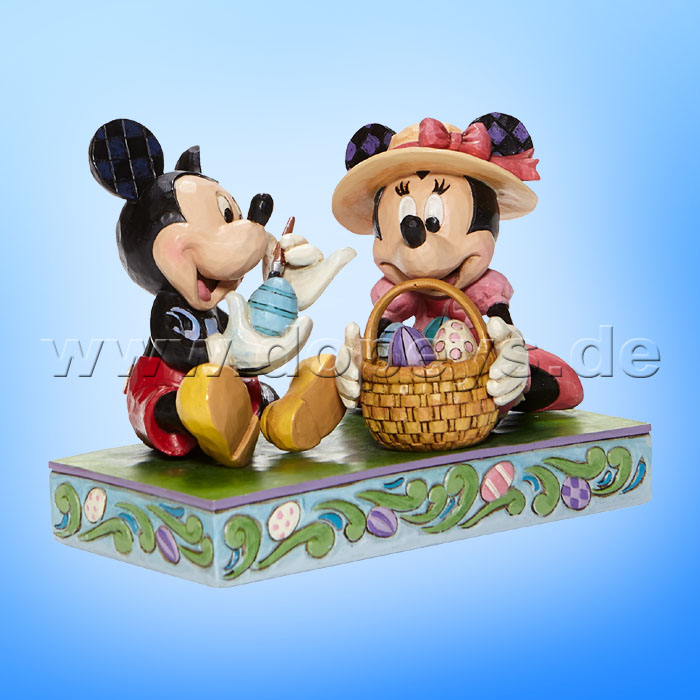 Disney Traditions - Easter Artistry (Mickey & Minnie bemalen Ostereier) von Jim Shore 6008319