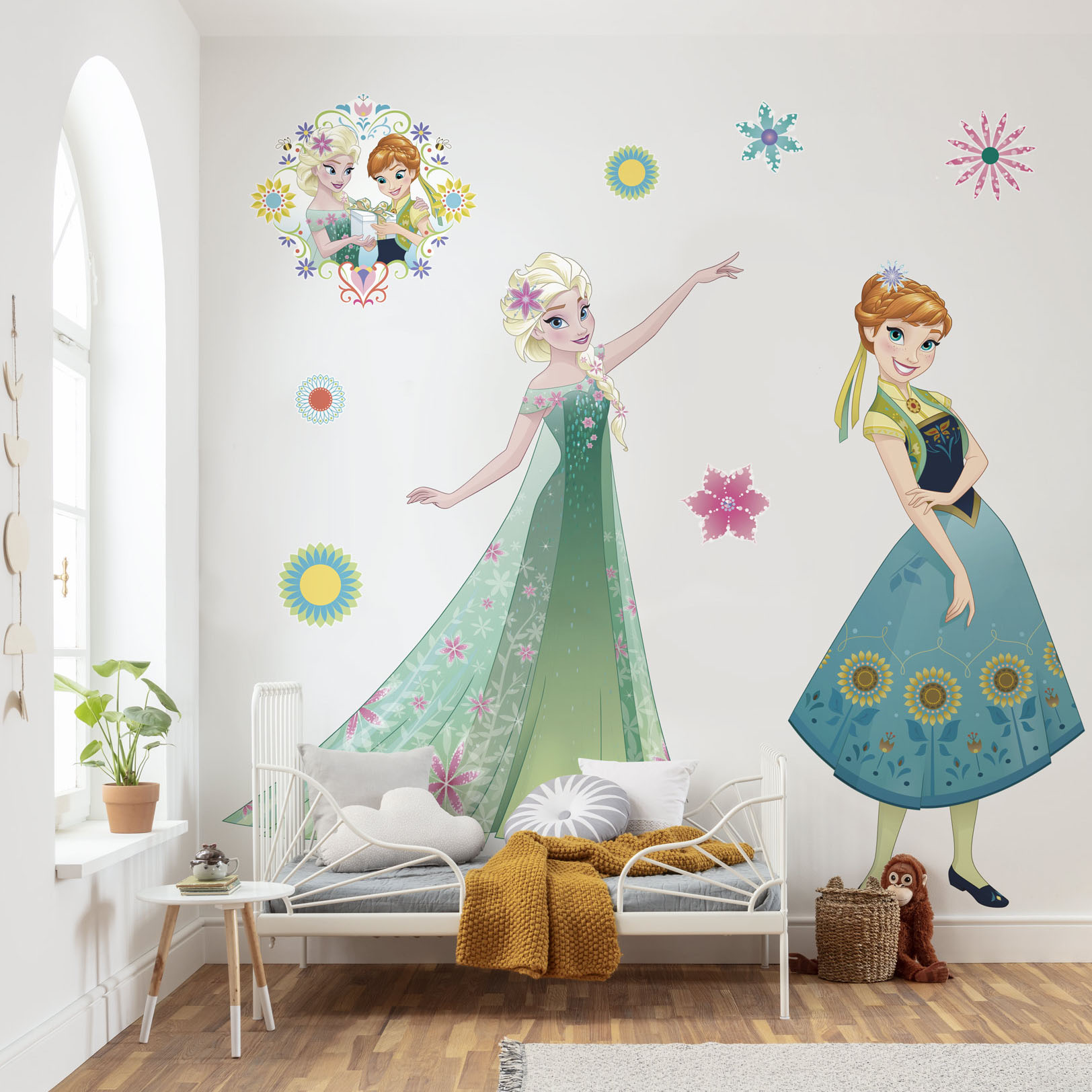 Disney Vlies Fototapete selbstklebend Die Eiskönigin "Frozen Springtime XXL" 127cm x 200cm