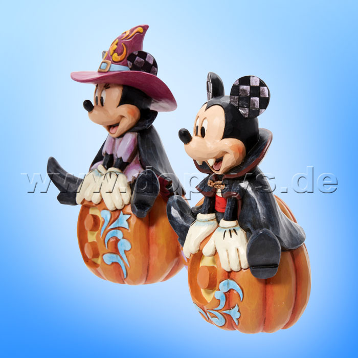 Disney Traditions - Mickey and Minnie Mouse Boo Pumpkins (Cutest Pumpkins in the Patch) figurine by Jim Shore 6013052