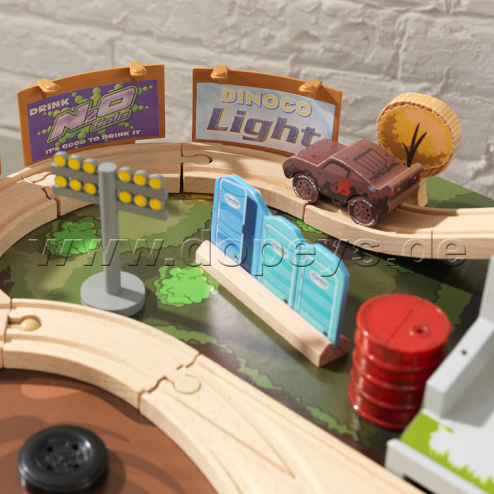 Disney Pixar Cars 3 Eisenbahnset & Spieltisch Thunder Hollow von Kidkraft 17211
