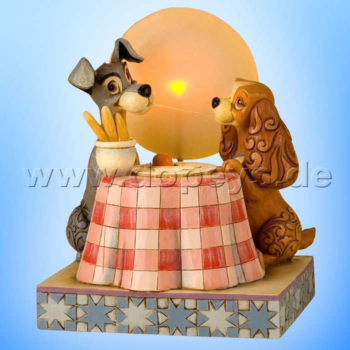 Disney Traditions / Jim Shore figurine from Enesco "A Moonlit Romance (Lady And The Tramp)" 4013252.