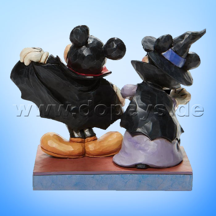 Disney Traditions - Terrifying Trick-or-Treaters (Minnie as Witch and Mickey as Vampire) figurine by Jim Shore 6008989