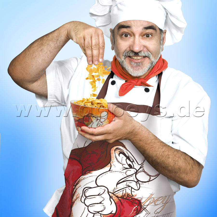 Disney Apron "Grumpy" in Italian Design