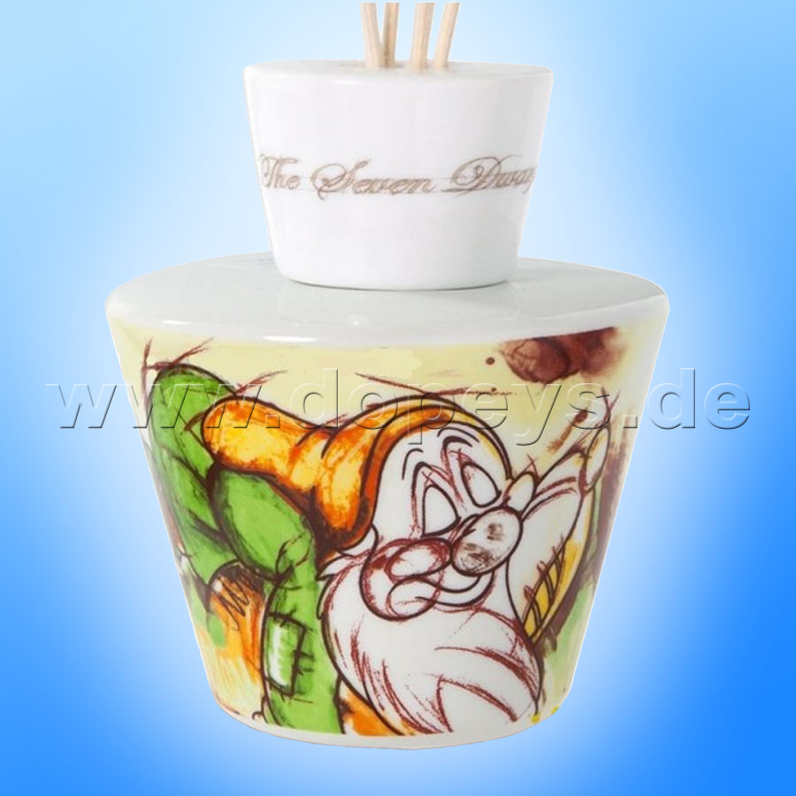 Disney Raumduftverteiler / Raumduft Reed Diffuser / Lufterfrischer 7 Zwerge "Schlafmütze" im italienischen Design PWS48S/3PI