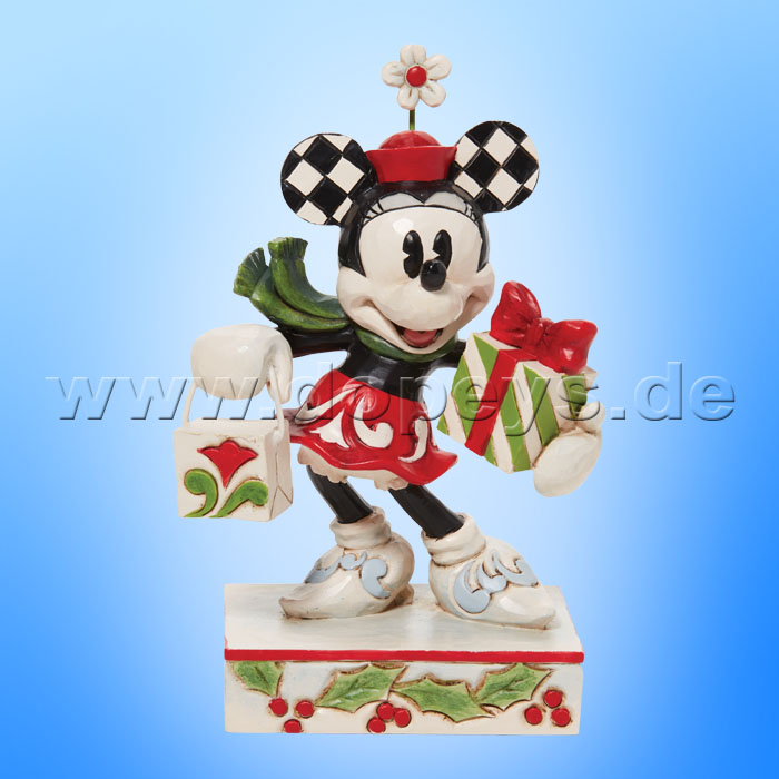 Disney Traditions - Holiday Glamour (Minie with Bag and Present) figurine by Jim Shore 6010870