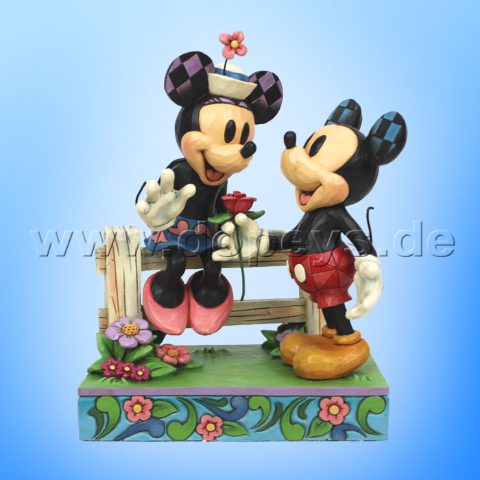 Disney Traditions / Jim Shore figurine from Enesco "Blossoming Romance (Mickey Mouse & Minnie Mouse)" 6000969