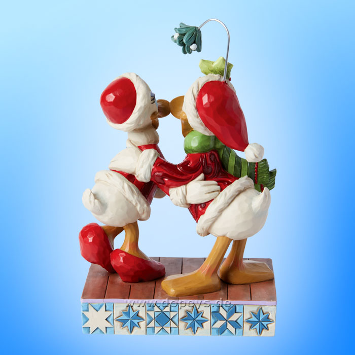 Disney Traditions - Donald and Daisy Duck Mistletoe (Merry Mistletoe) figurine by Jim Shore 6015004