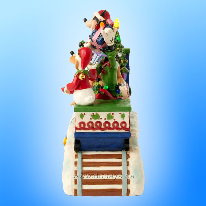 Disney Traditions - Mickey & Friends LED Musical Train (Christmas Cheer on Track) figurine by Jim Shore 6014996