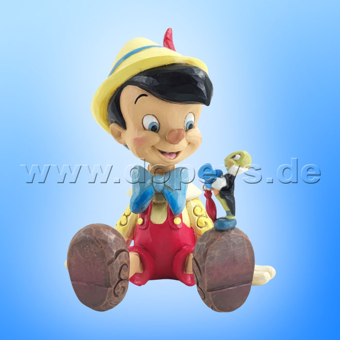 Disney Traditions Figur - Pinocchio & Jiminy sitzend (Wishful and Wise) von Jim Shore 6011934