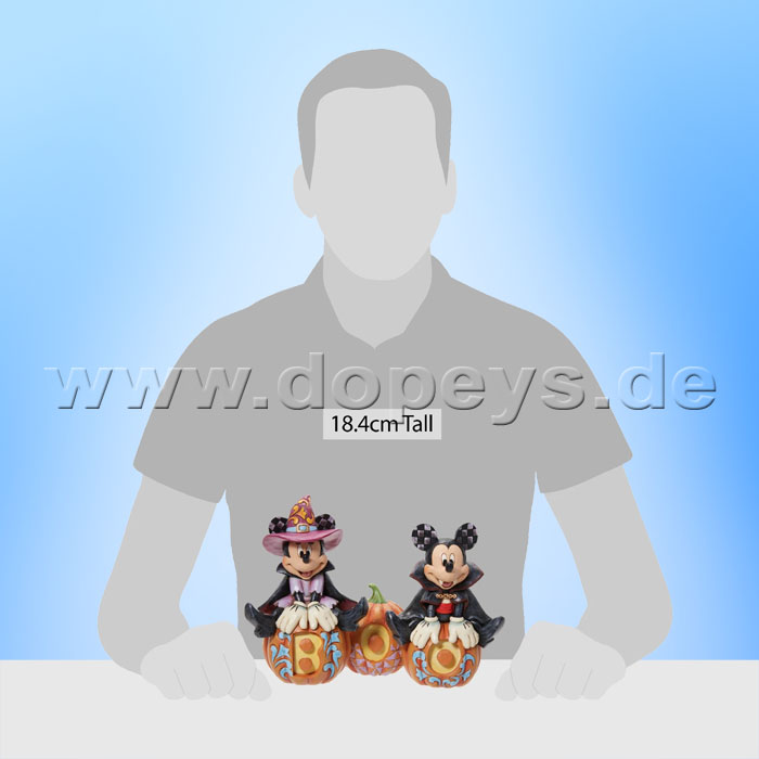 Disney Traditions - Mickey and Minnie Mouse Boo Pumpkins (Cutest Pumpkins in the Patch) figurine by Jim Shore 6013052