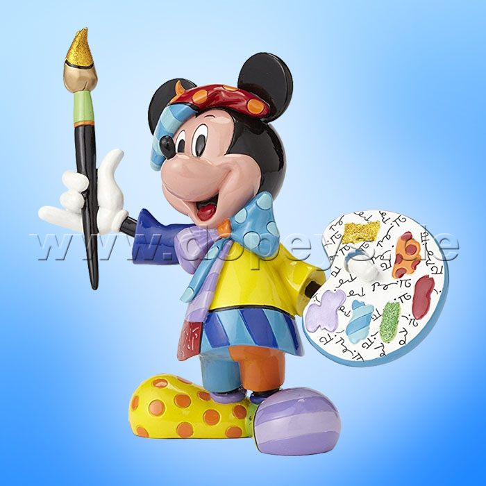 Disney by Britto Figur von Enesco "Mickey Maus als Maler" 4055227
