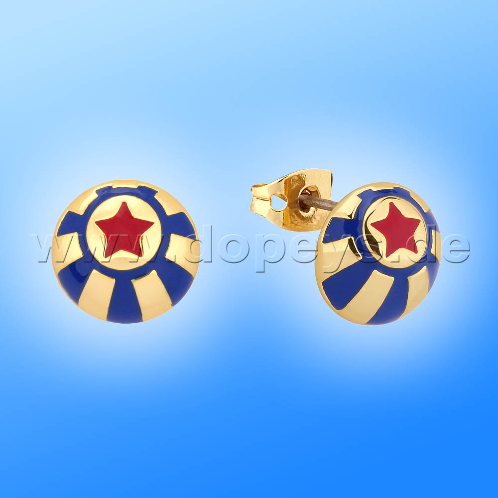 Disney Stud Earrings - Circus Ball (Dumbo) in Gold from Couture Kingdom 12101241