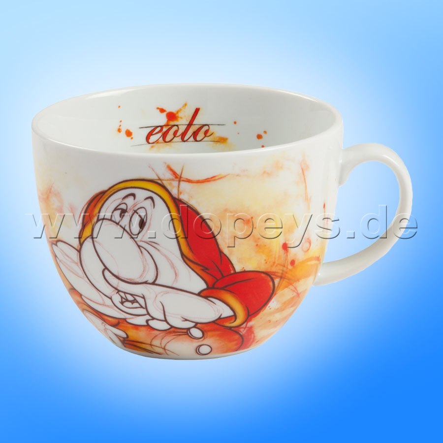 Große Disney Cappuccino Tasse "Hatschi" italienisches Design, 60 cl