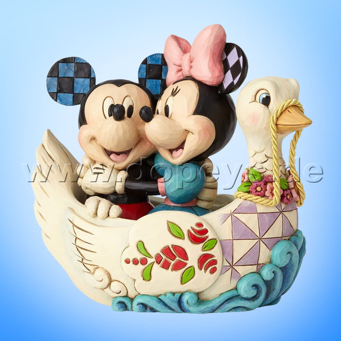 Disney Traditions / Jim Shore Figur von Enesco "Lovebirds (Mickey und Minnie in einem Schwanenboot)" 4059744