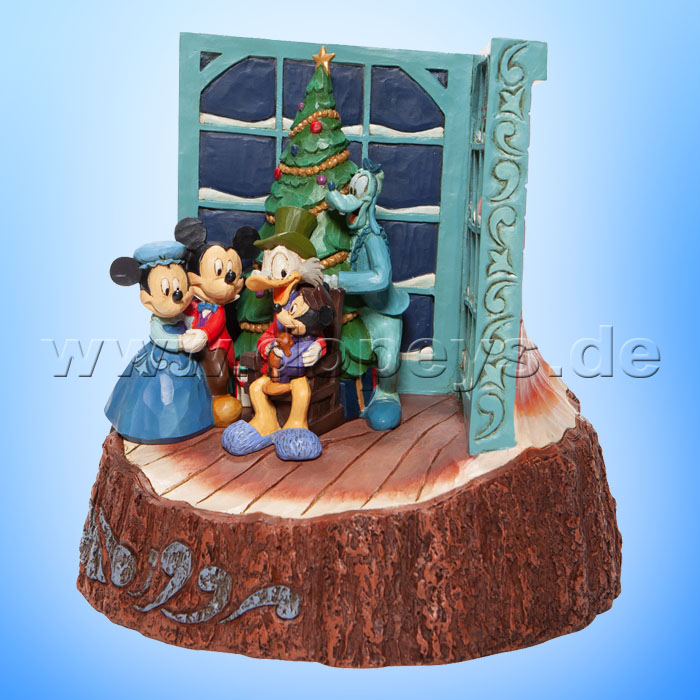 Disney Traditions - God Bless Us, Every One (Carved by Heart Mickey Mouse Christmas Carol) figurine by Jim Shore 6007060