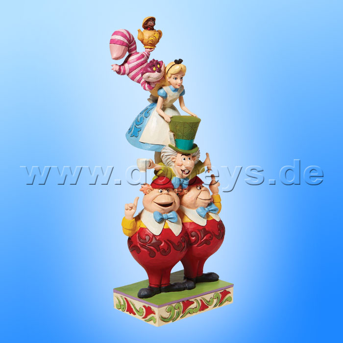 Disney Traditions - We're All Mad Here (Stacked Alice in Wonderland) figurine by Jim Shore 6008997