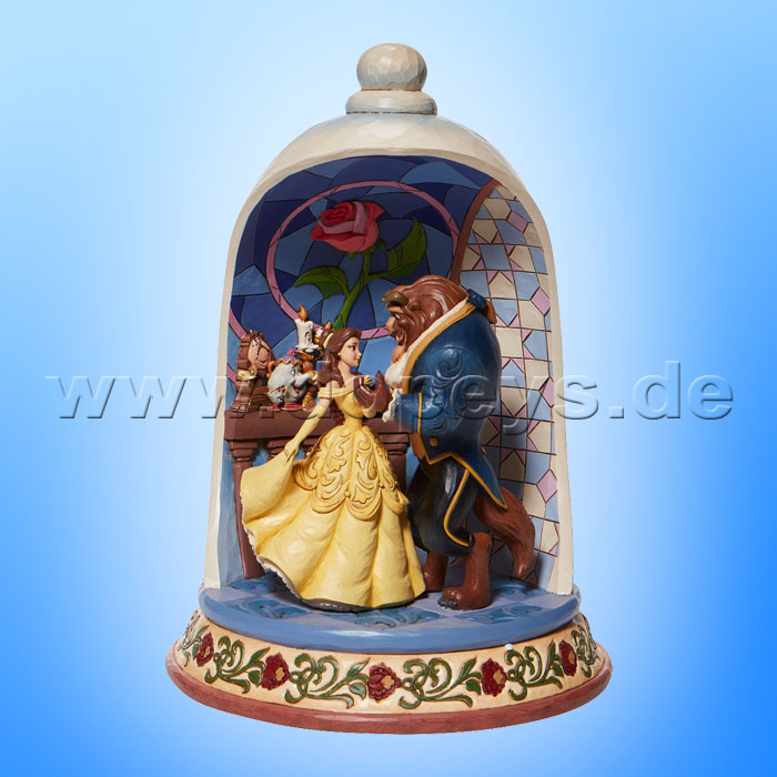 Disney Traditions - Enchanted Love (Beauty and the Beast Rose Dome) figurine by Jim Shore 6008995